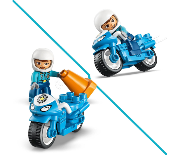 LEGO DUPLO 10471 Niebieski motocykl policyjny - 1473393 - zdjęcie 10